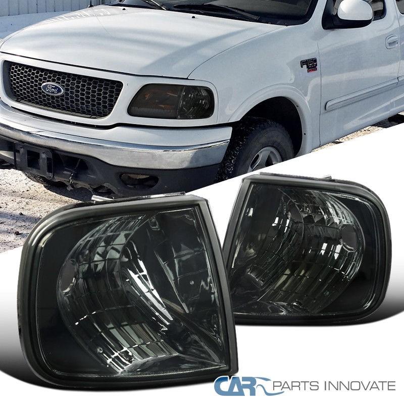 US隅っこともし火 Ford 97-03 F150 97-02軍事遠征ピックアップスモークコーナーターンシグナルランプ Ford 97-03 F150 9