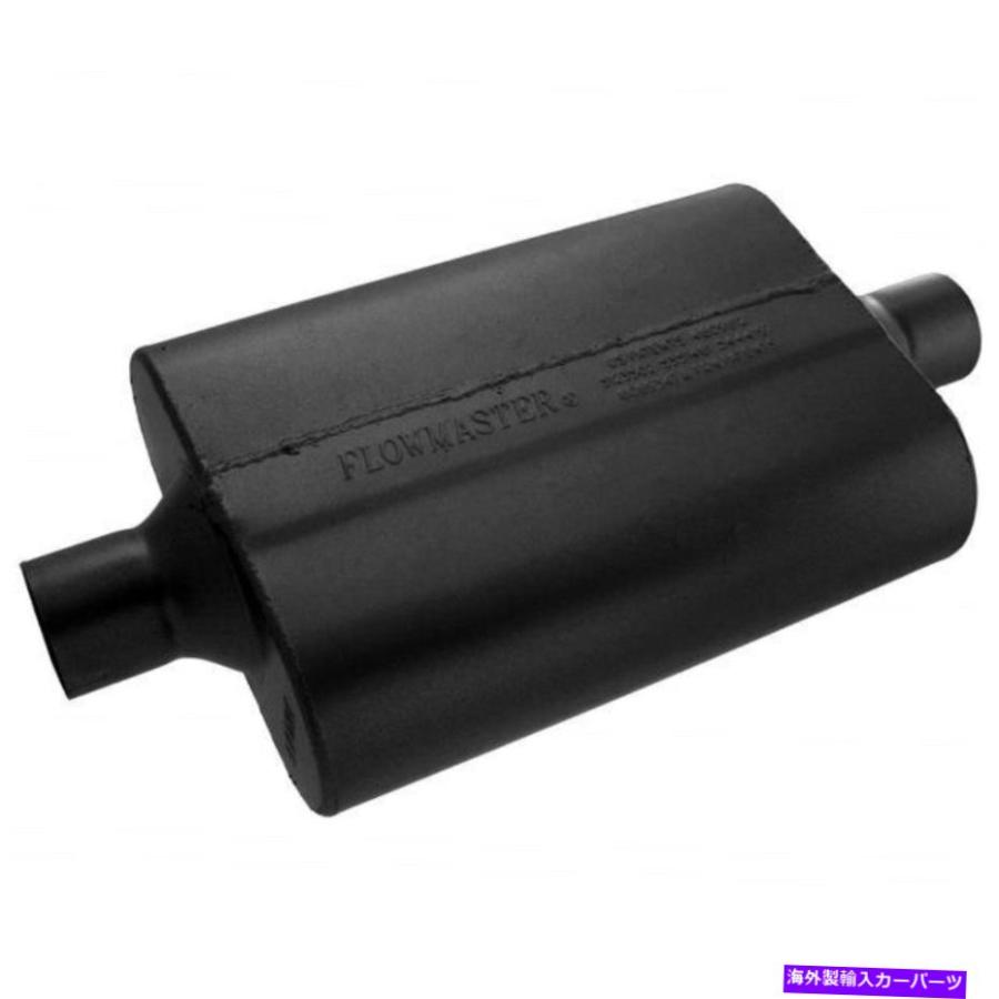 マフラー Flowmaster 40 Delta Flow Muffler -2.25オフセットIn / 2.25 