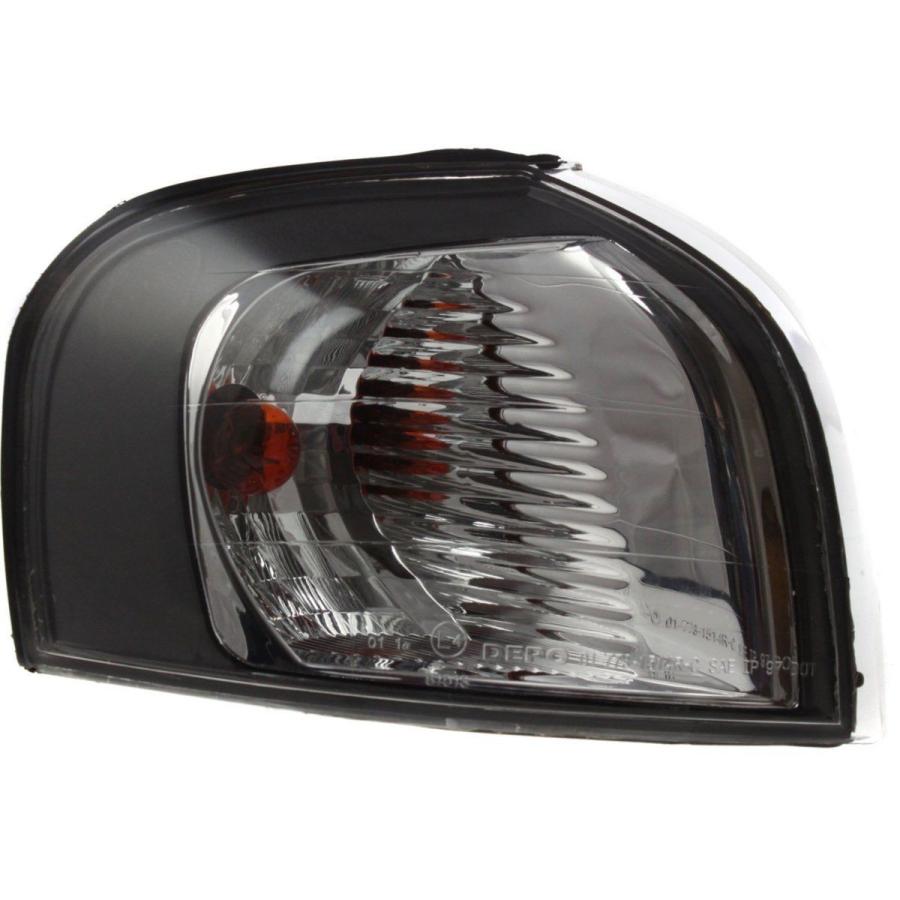 USコーナーライト コーナーライト99-2003ボルボS80 w /ブラックトリム乗客側（電球付き） Corner Light For 99-2003