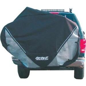 USサイクルキャリア Skinz Hitch Rackリアトランスポートカバー：フィット2?4バイク?ブラック?ラージ Skinz Hitch Rac