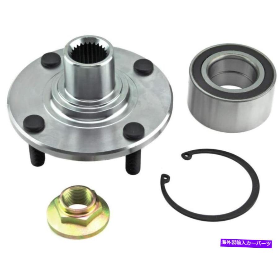 Wheel Hub Bearing 2xフロント左右ホイールハブ＆ベアリングアセンブリフォードフォーカス2000?20112.0l 2x Front Left Right Wheel Hub\u0026Bearings Asの画像