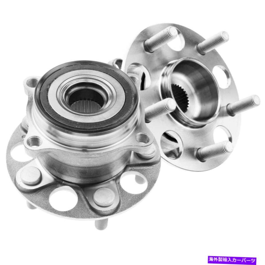Wheel Hub Bearing Acura MDX 2014-2016 3.5L AWDの2x後部左＆右ホイールベアリングアセンブリ 2x Rear Left \u0026 Right Wheel Hub Bearing Assembly forの画像