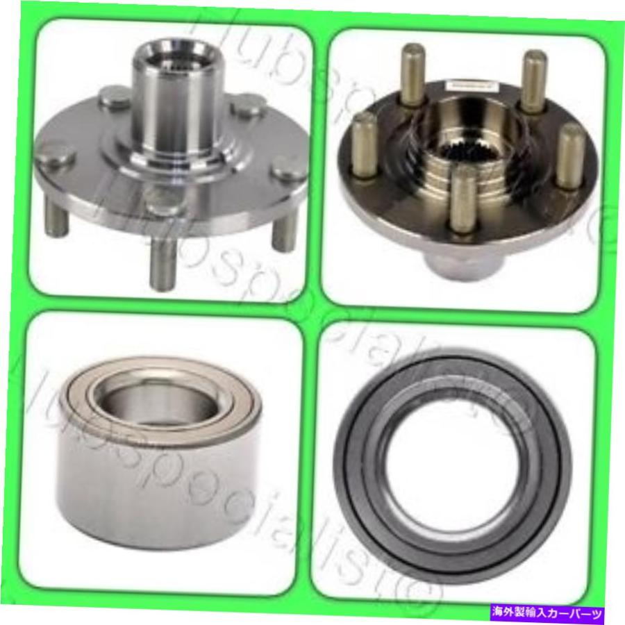 Wheel Hub Bearing フロントホイールハブ＆ベアリング1998-2002ホンダアコーディング-V6ペア新しい高速配送 FRONT WHEEL HUB \u0026 BEARING 1998-2002 HONの画像