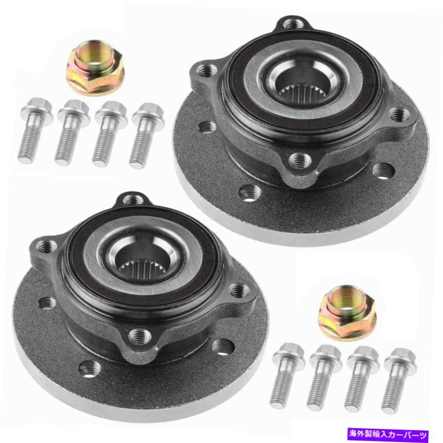 Wheel Hub Bearing 2xホイールハブ＆ベアリングフロント左＆右ミニクーパー2002-2006 31226756889 2x Wheel Hub \u0026 Bearing Front Left \u0026 Right for Miの画像