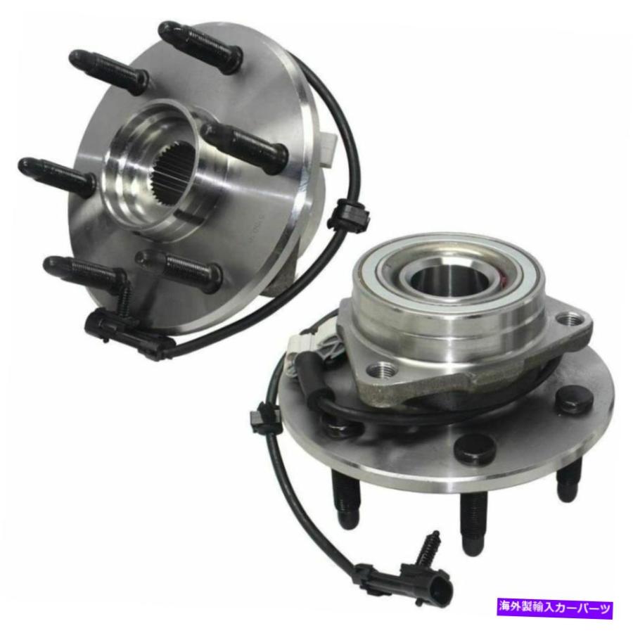 Wheel Hub Bearing （2）99-06のフロントホイールベアリングハブシボレーシルバードGMCシエラ1500 4WD 6ラグ (2) Front Wheel Bearing Hub for 99-06の画像