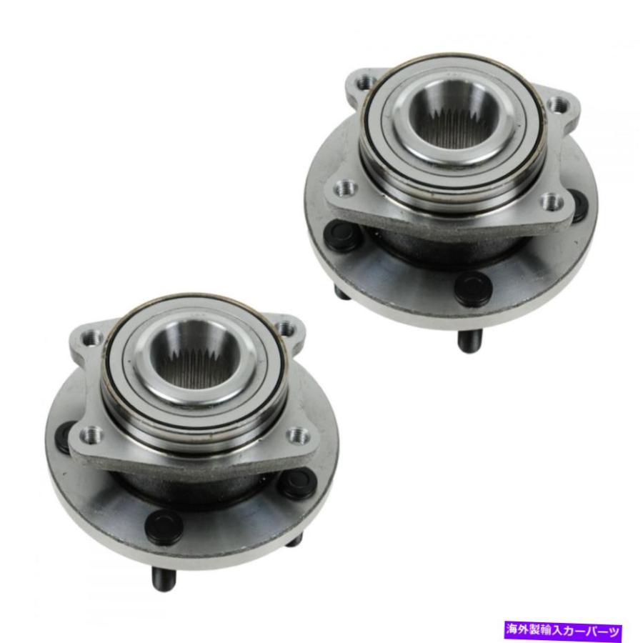Wheel Hub Bearing Avenger Chrysler Sebring用のTRQホイールハブ＆ベアリングフロント左＆右ペアセット TRQ Wheel Hub \u0026 Bearing Front Left \u0026 Rightの画像
