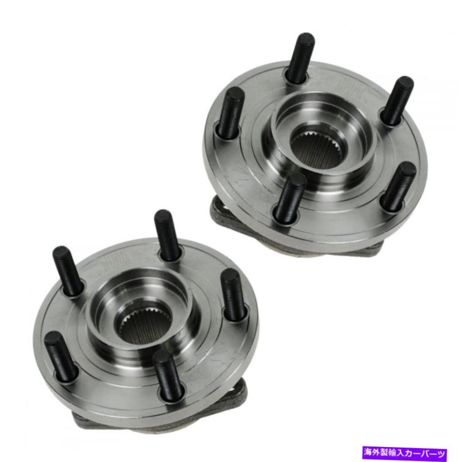 Wheel Hub Bearing Avenger Chrysler Sebring用のTRQホイールハブ＆ベアリングフロント左＆右ペアセット TRQ Wheel Hub \u0026 Bearing Front Left \u0026 Rightの画像