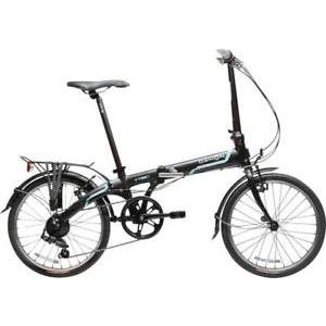 USサイクルキャリア Dahon Vybe D7 20インチ折りたたみ自転車、ラックアンドフェンダー、オブシディアンマット Dahon Vybe D7