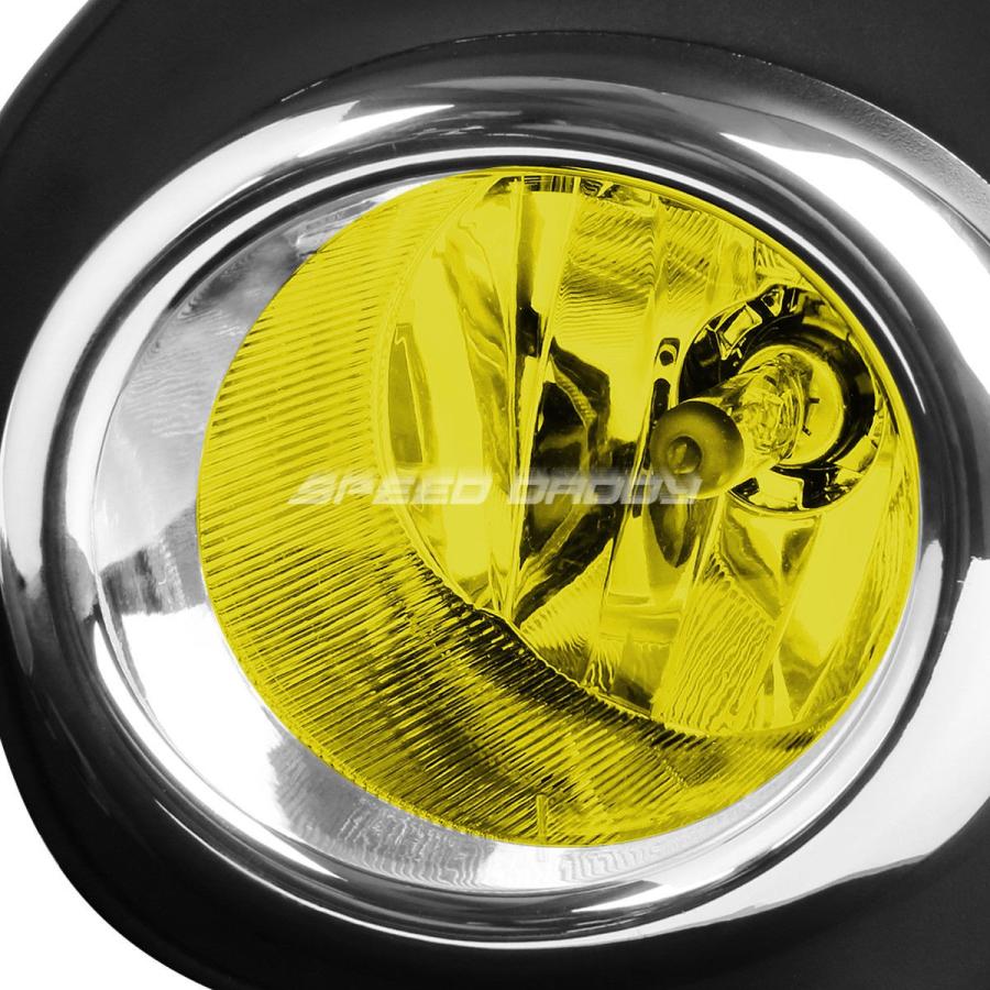 USフォグライト FOR 15-16 TOYOTA YARIS XP130 2/3 DRイエローレンズOE駆動フォグライトランプ+スイッチ FOR 1_1