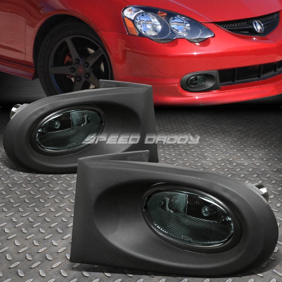 USフォグライト BLACK HOUSING CLEAR HEADLIGHT + CORN <wbr> 02-04 ACURA RSX用ER + SMの画像