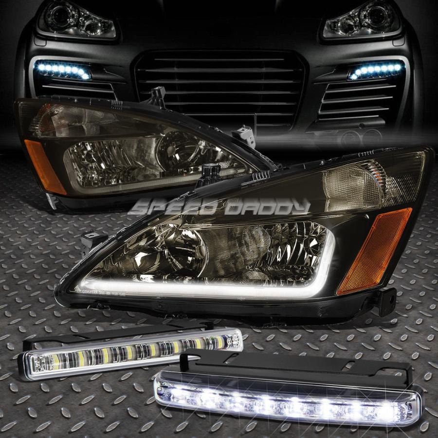 USフォグライト SMOKED HOUSING HEADLIGHT + AMBE \u003cwbr\u003e \u003c/ wbr\u003e R SIDE + WHITE SMD L