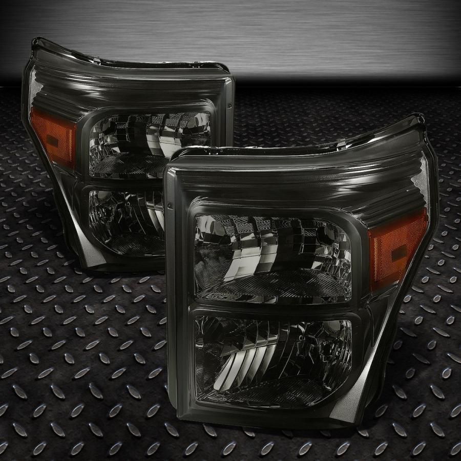 USフォグライト SMOKED HOUSING HEADLIGHT + BUMP <wbr> 11-16 FORD SUPERDUTY用ER + COの画像