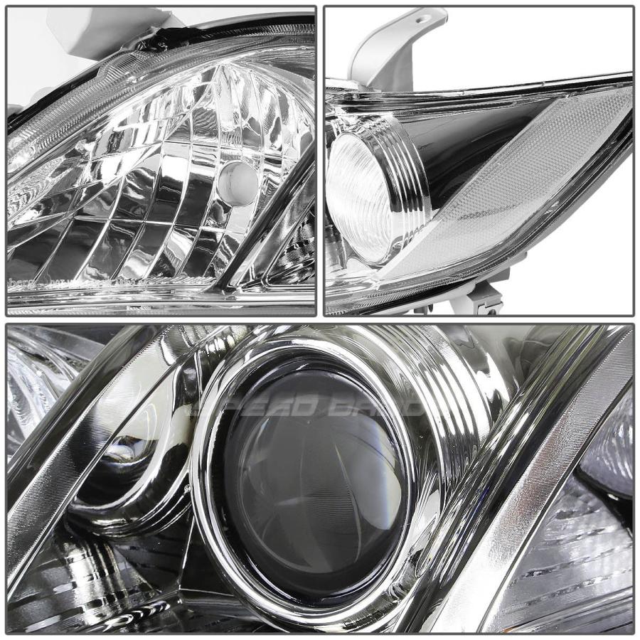 USフォグライト CHROME HEADLIGHT + CLEA \u003cwbr\u003e \u003c/ wbr\u003e Rコーナー+ 07-09トヨタキャムXV40用LEDグリ_2
