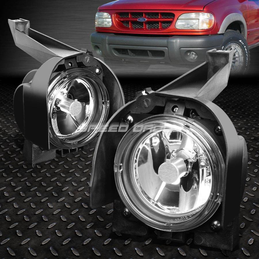 USフォグライト FOR 99-01 FORD EXPLORER UN150 SUVクリスタルクリアレンズOEバンパー駆動フォグライト FOR 99-