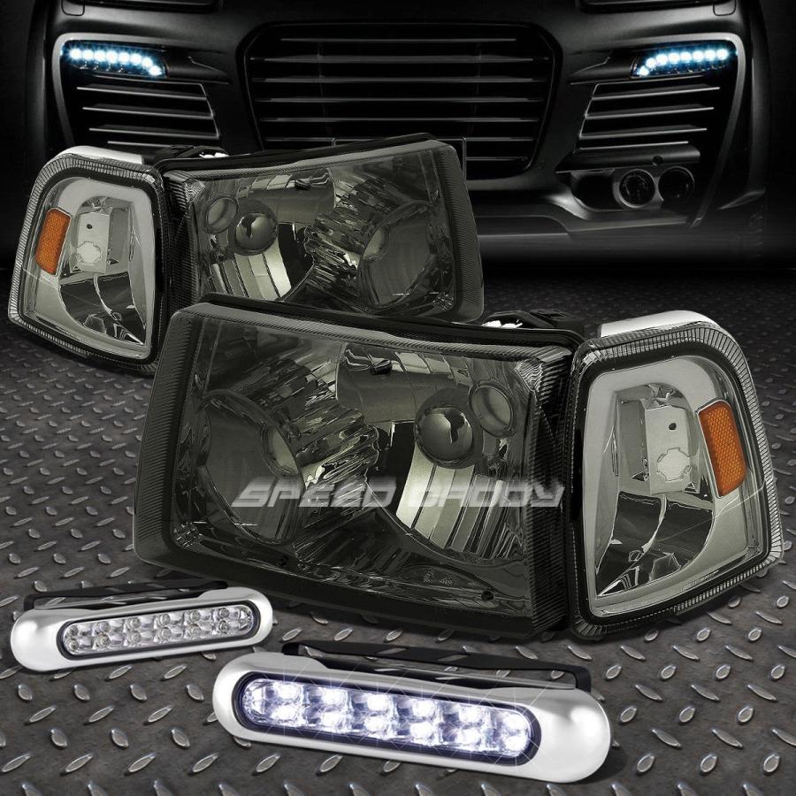 USフォグライト SMOKED HOUSING HEADLIGHT + AMBE \u003cwbr\u003e \u003c/ wbr\u003e Rコーナー+ 01-11レンジャー用LE