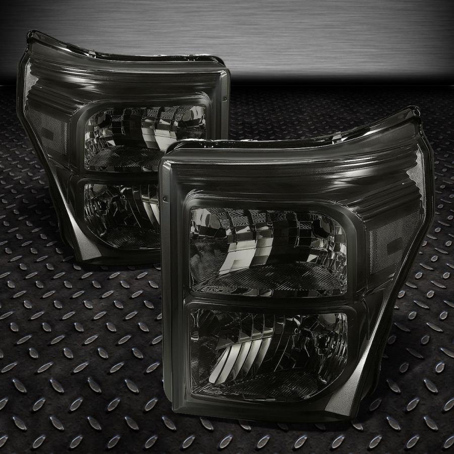 USフォグライト SMOKED HOUSING HEADLIGHT + CLEA <wbr> </ wbr> Rコーナー+ 11-16 SUPERDUの画像