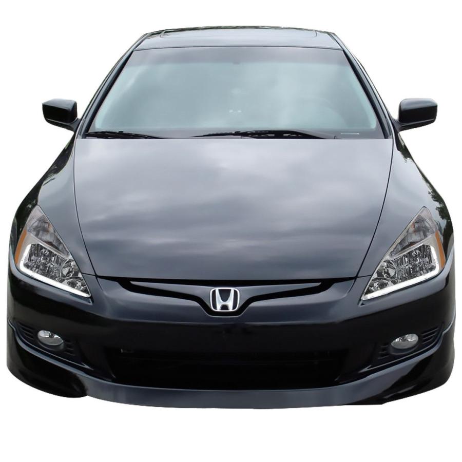 USフォグライト CHROME HEADLIGHT + AMBE \u003cwbr\u003e \u003c/ wbr\u003e Rコーナー+ DRL + 03-07アコーディオンUC1_1