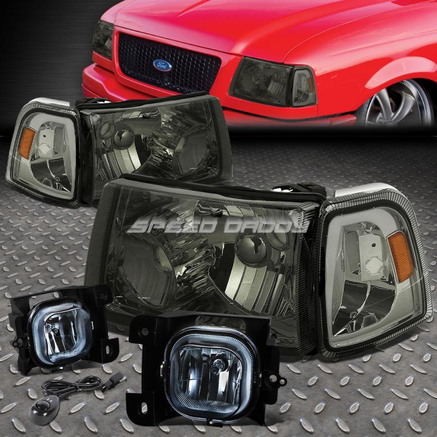 USフォグライト SMOKED HEADLIGHT + AMBE \u003cwbr\u003e \u003c/ wbr\u003e Rコーナー信号+ TINTED FOGライト+ 04-0