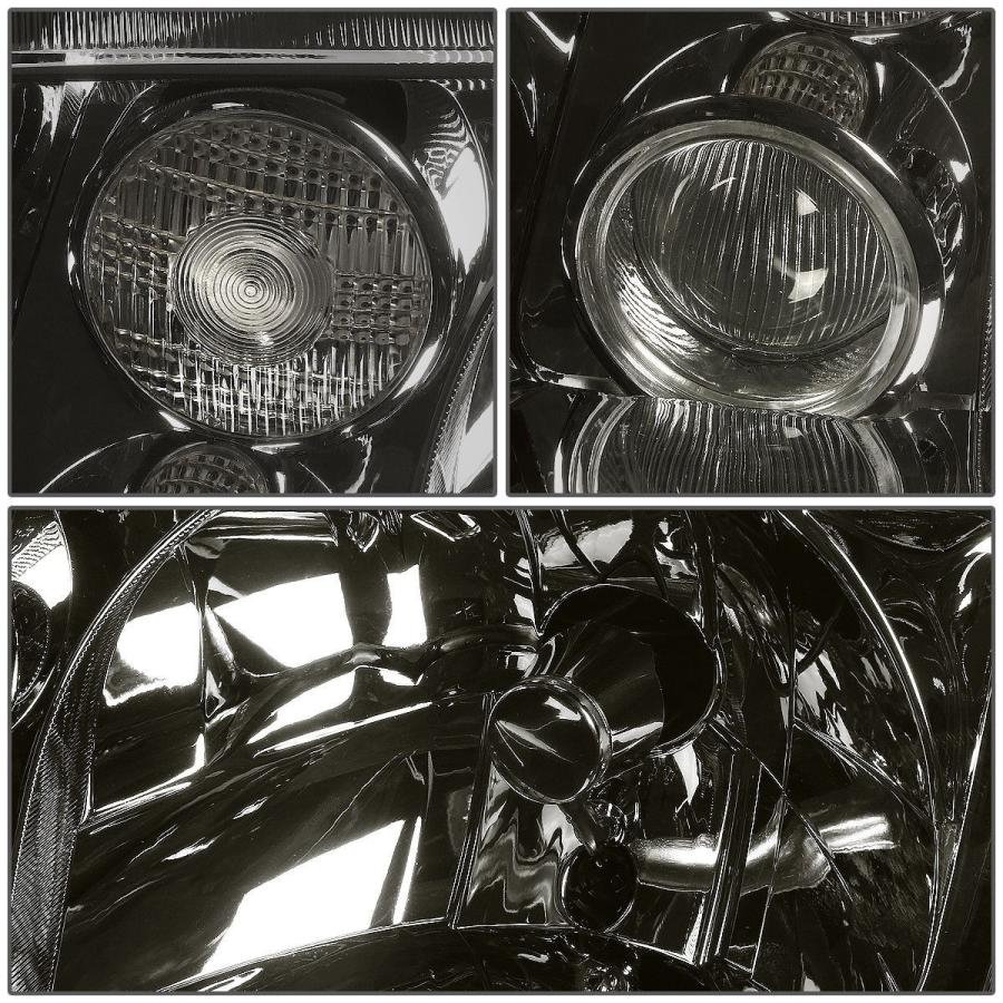 USフォグライト SMOKED HOUSING HEADLIGHT LAMP + JETTA / BORA 99-05 VW用LEDグリルフォグライト_2