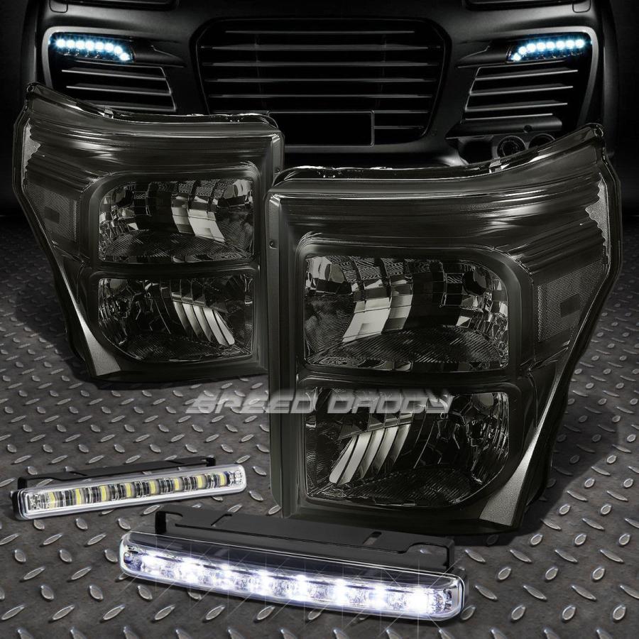 USフォグライト SMOKED HOUSING HEADLIGHT + CLEA <wbr> </ wbr> Rコーナー+ 11-16スーパーライト用