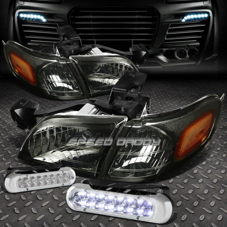 USフォグライト SMOKED HOUSING HEADLIGHT + AMBE <wbr> </ wbr> Rコーナー+ 97-05ベンチュリー用1