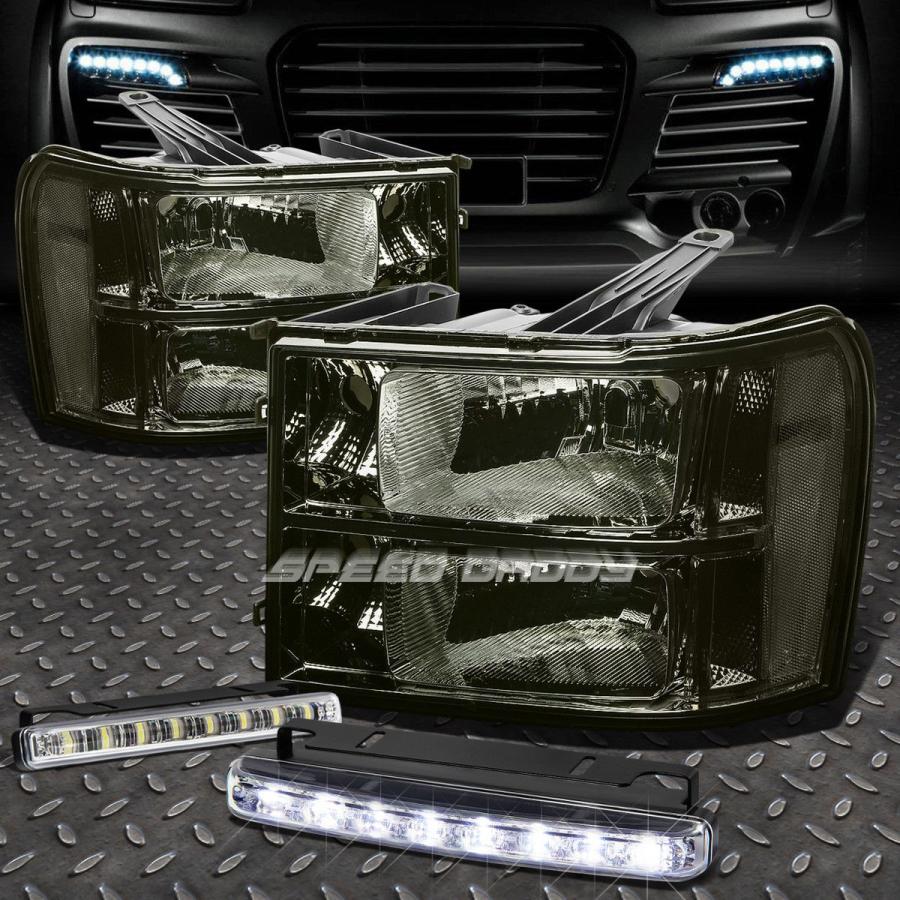 USフォグライト SMOKED HOUSING HEADLIGHT + CLEA \u003cwbr\u003e \u003c/ wbr\u003e Rコーナー+ 07-14 GMT 900