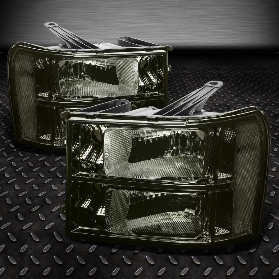 USフォグライト SMOKED HOUSING HEADLIGHT + CLEA \u003cwbr\u003e \u003c/ wbr\u003e Rコーナー+ 07-14 GMT 900_1