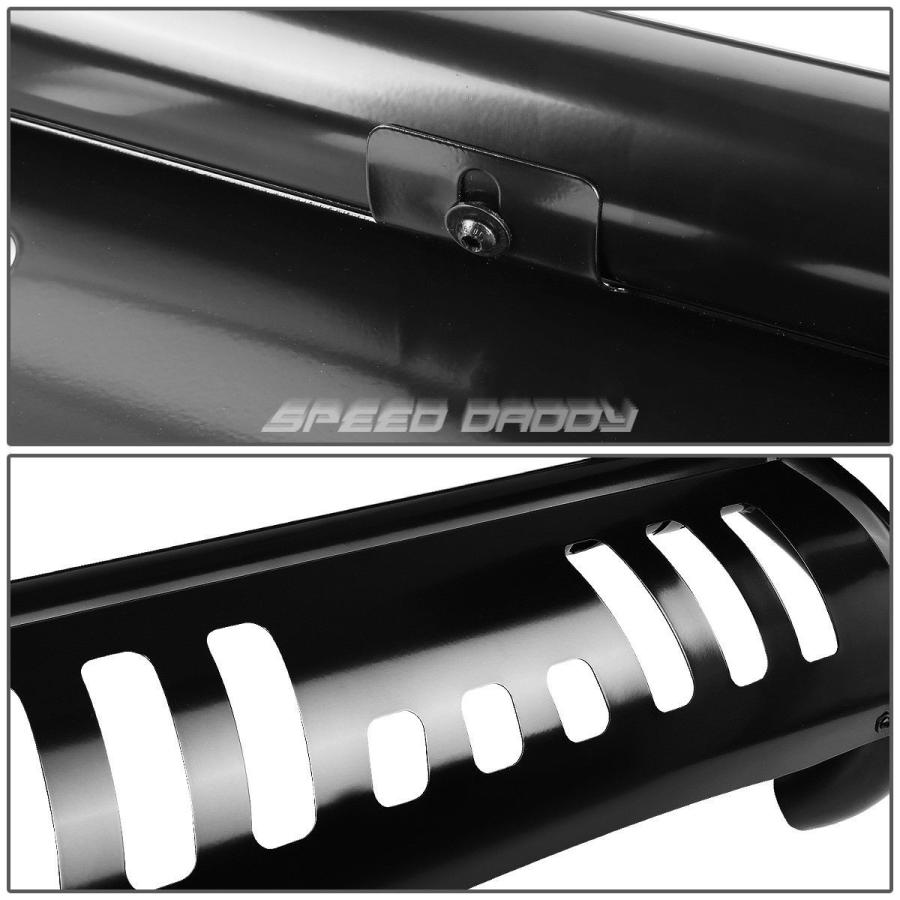 USフォグライト マットブラック3 \"BULLBAR BUMPER GRILL GUARD + LED FOGライト、ホンダパイロット/リッジライン<の画像