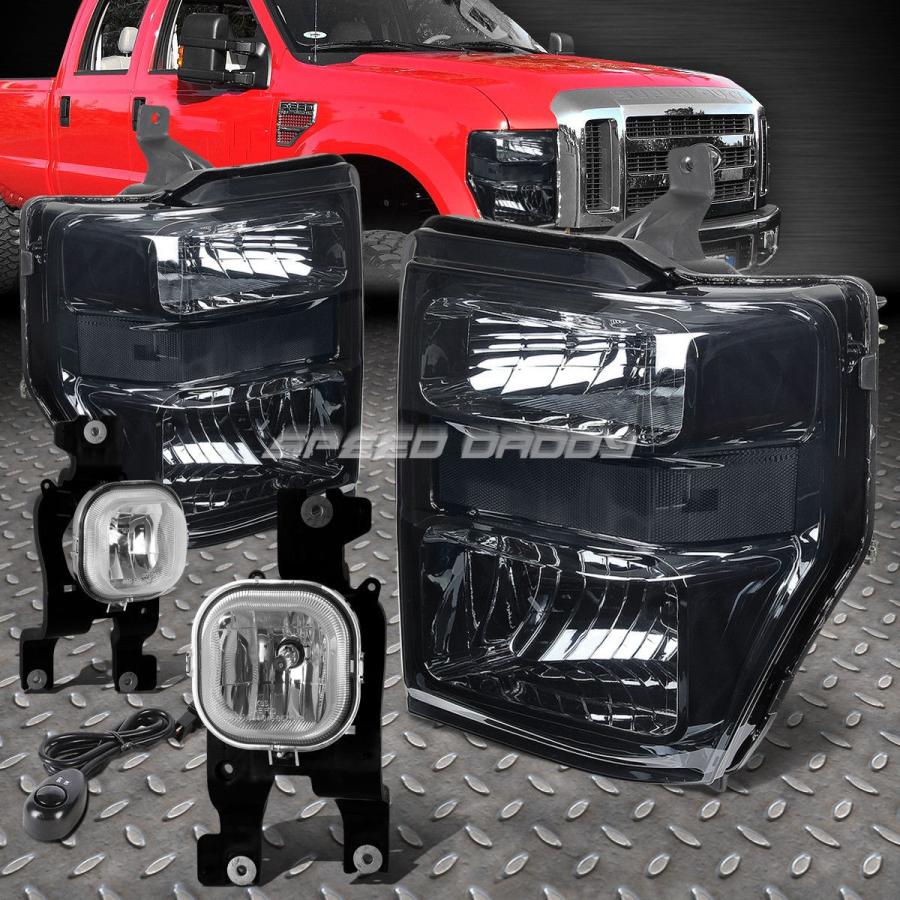 USフォグライト SMOKED HEADLIGHT + CLEA <wbr> </ wbr> Rコーナー信号+クロムフォグライト+ 08-10スーパー