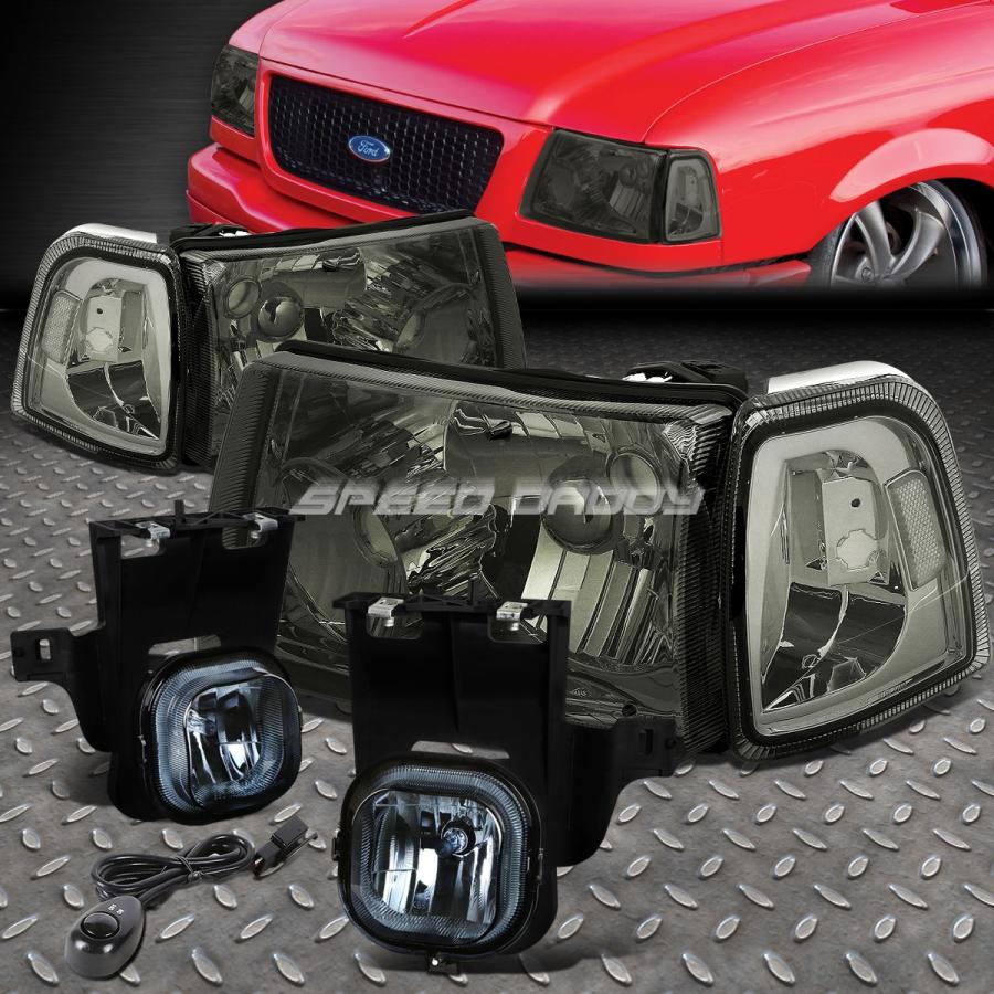 USフォグライト SMOKED HEADLIGHT + CLEA \u003cwbr\u003e \u003c/ wbr\u003e Rコーナー信号+ TINTED FOGライト+ 06-0