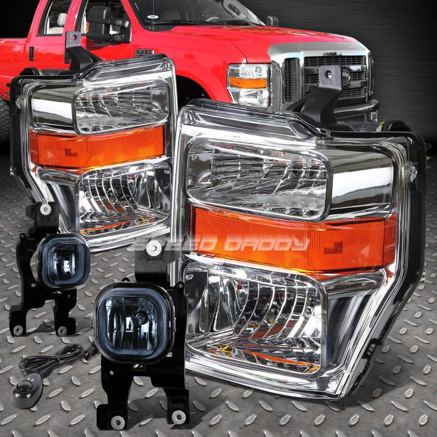 USフォグライト CHROME HEADLIGHT + AMBE <wbr> </ wbr> Rコーナー信号+ SMOKED FOG LIGHT +