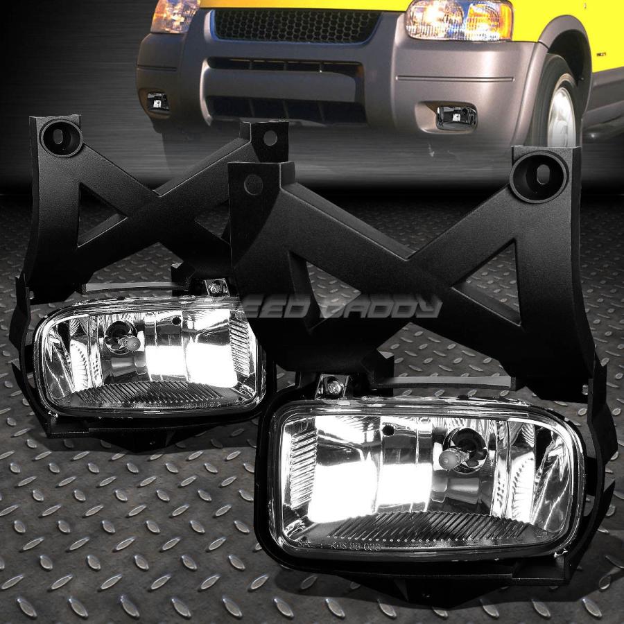 USフォグライト 01-04 FORD ESCAPE CD2 SUVクリスタルレンズOEバッファを駆動するFOG LIGHT LAMP PAIR FO