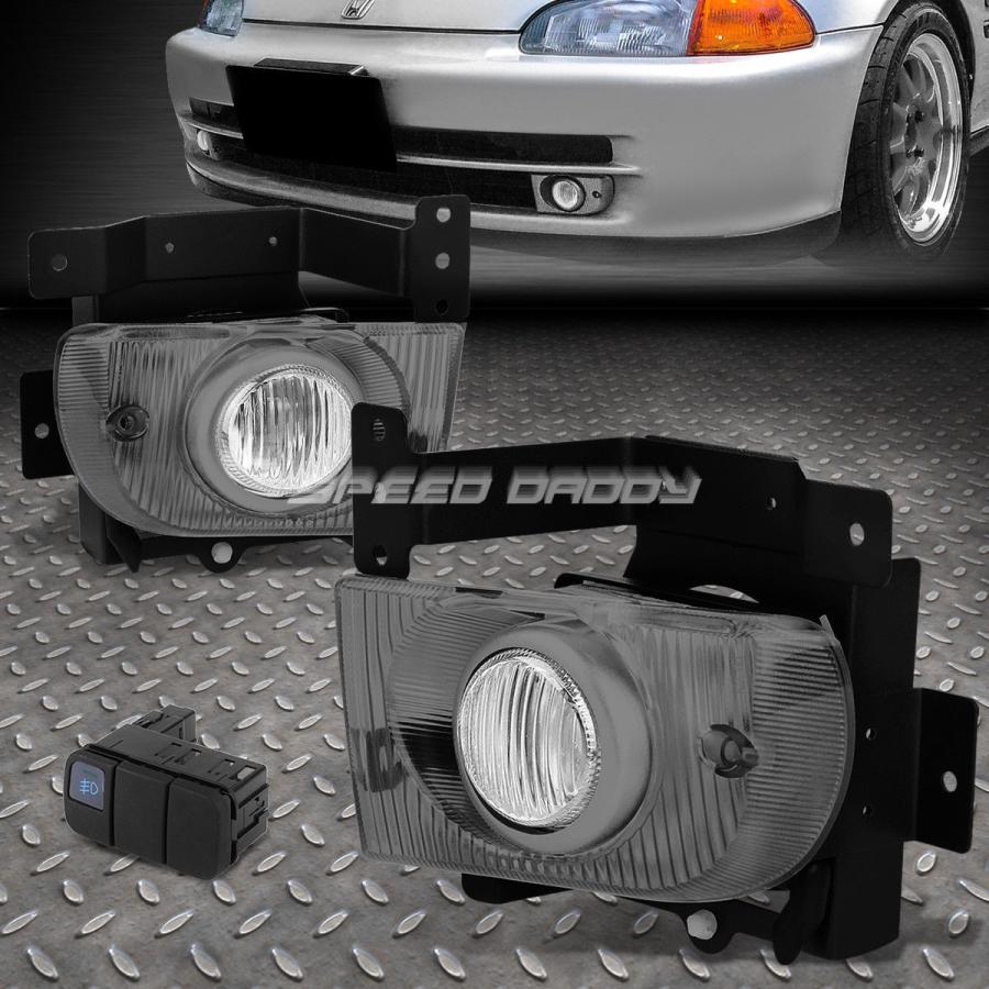 USフォグライト 92-95 CIVIC EG8 / EH9 EGクリアレンズ駆動バンパーOE FOG LIGHT / LAMP + SWI \u003cwbr