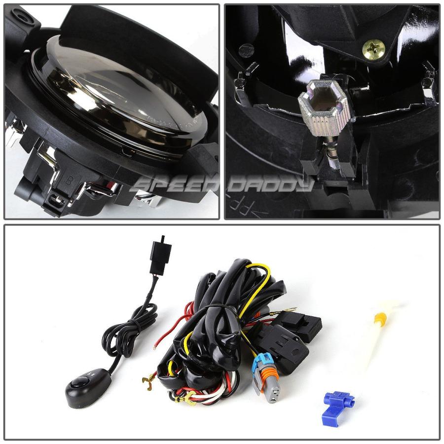 USフォグライト FOR 02-05 FORD EXPLORER U152 SUVスモーキングレンズOE BUMPERフォグライトペア+スイッチセット_2
