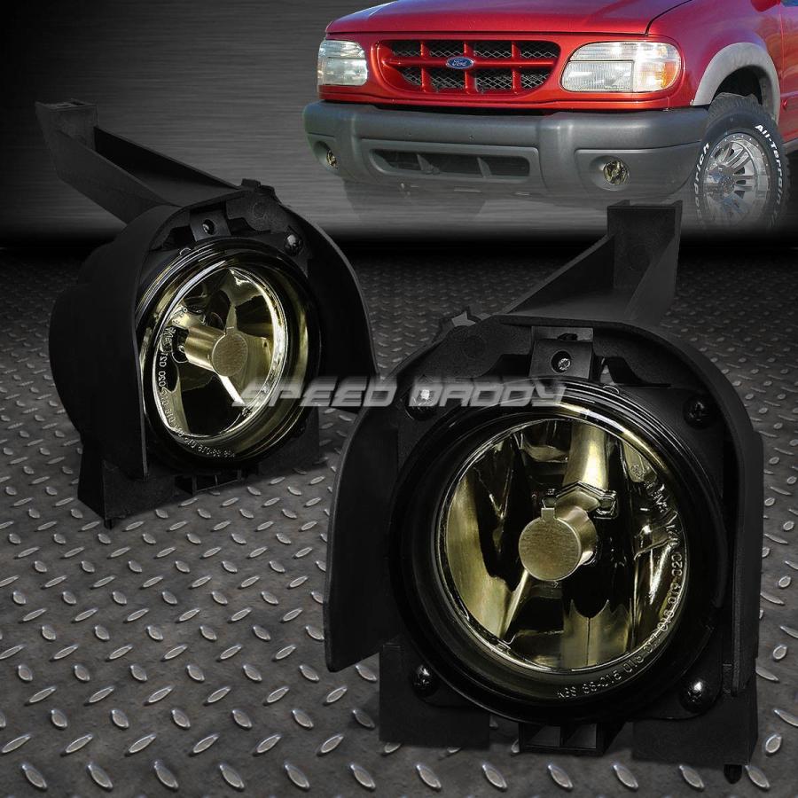 USフォグライト FOR 99-01 FORD EXPLORER UN150 SUV SMOKED LENS OE BUMPER DRIVING FO