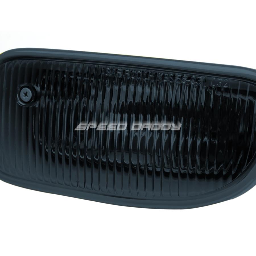 USフォグライト 99-04グランチェロキーWJ SMOKEDレンズOE BUMPER FOG LIGHT LAMP PAIR + SWITCH FO_1