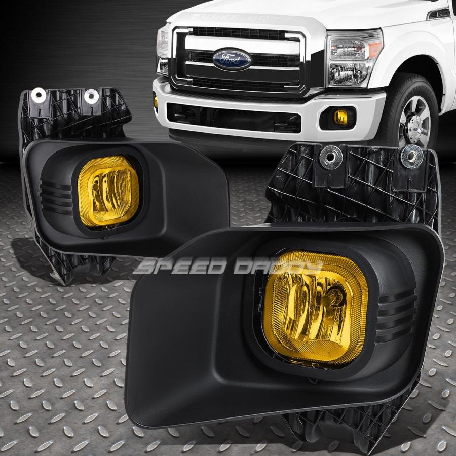 USフォグライト FOR 11-16 FORD 250-550 AMPER LENS OE DRIVING PAIR FOGライトランプ+配線+ BE