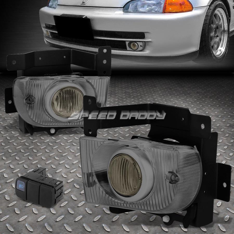 USフォグライト 92-95 CIVIC EG8 / EH9 EG9煙探知機バンパーOE FOG LIGHT / LAMP + SWI <wbr> <