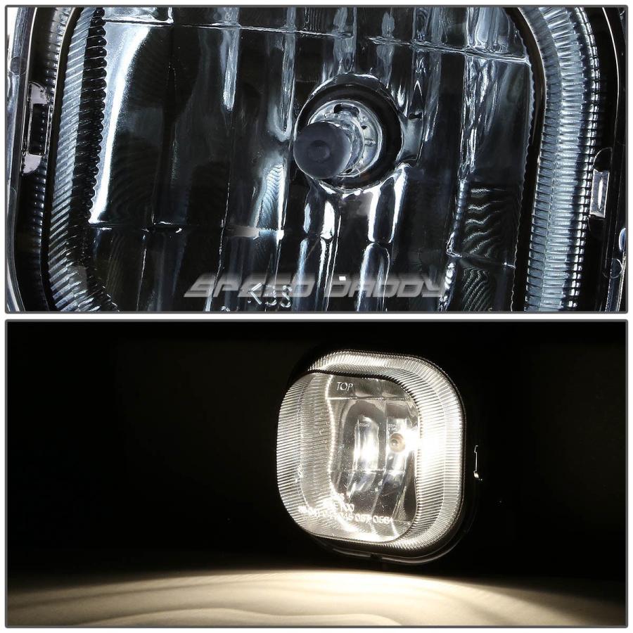 USフォグライト FOR 06-07 FORD RANGERピックアップSMOKED LENS OE BUMPERフォグライトランプペア+スイッチ F_1