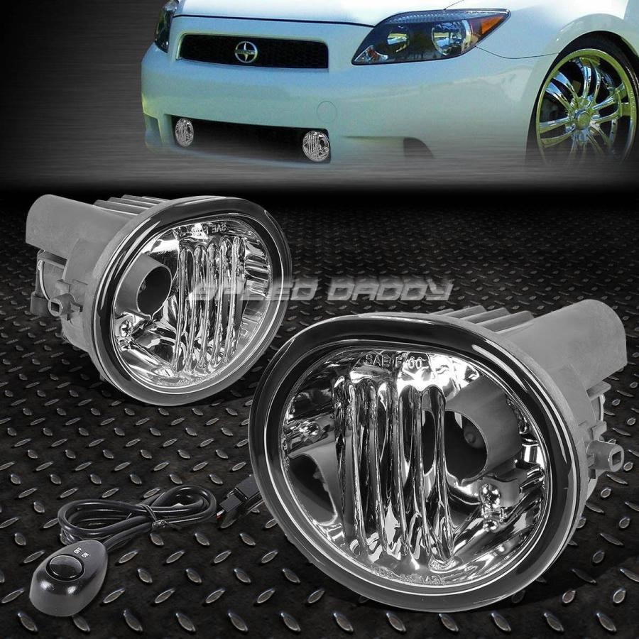 USフォグライト 05-10 SCION TC / MATRIXクリスタルガラスレンズOEバンパー駆動フォグライト+スイッチ FOR 05-10 SC