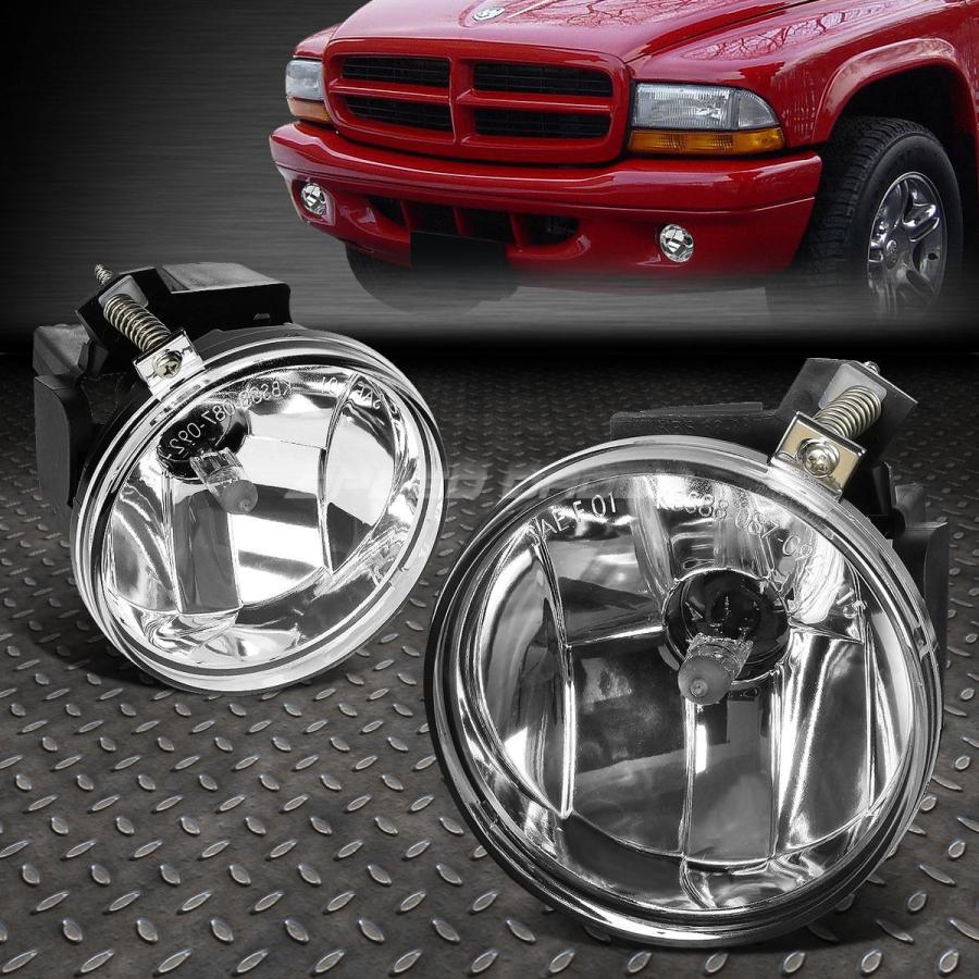 USフォグライト 01-04 DODAGE DAKOTA / DURANGO CRYSTAL LENS OE BUMPER DRIVINGフォグライト