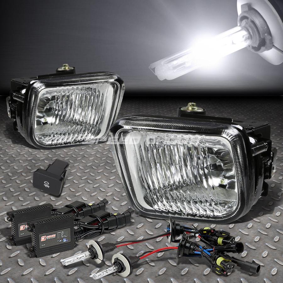 USフォグライト CLEAR DRIVING BUMPER OE FOG LIGHT / LAMP + 6K SLIM HID 96-98 CIVIC