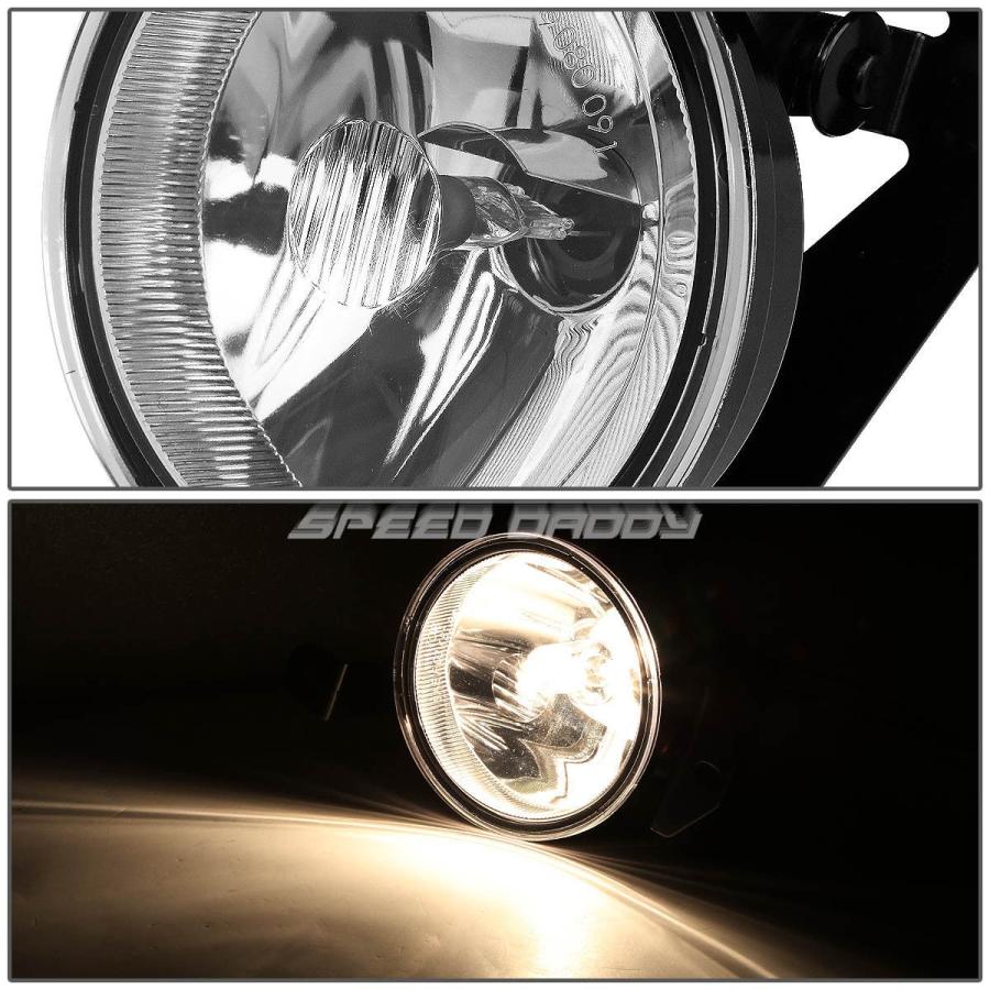 USフォグライト 01-07用GMC SIERRA / YUKON / X \u003cwbr\u003e LデナリC3クリスタルレンズOEバッフルフォグライト+スイッチ_1