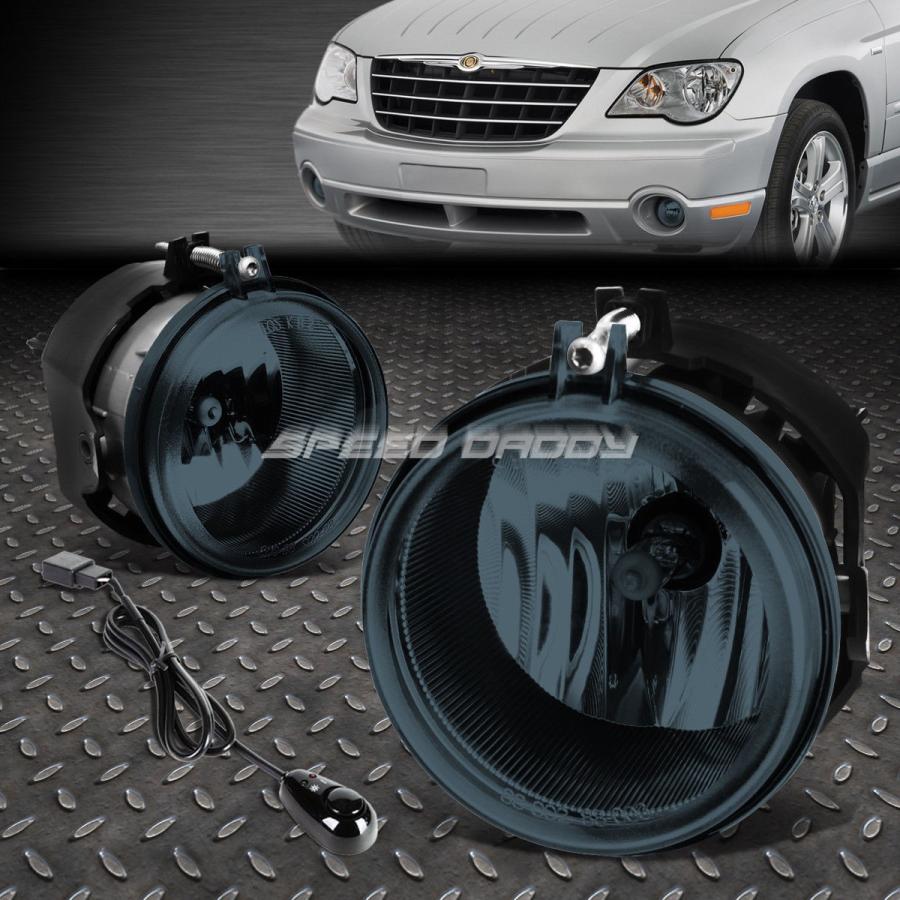 USフォグライト 06-09 CHARGER / 07-09 PARIOT SMOKED LENS OE BUMPERフォグライトランプペア+スイッチ