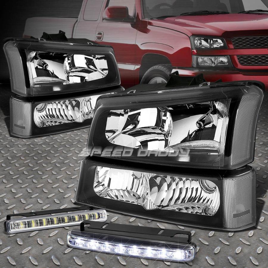 USフォグライト BLACK HOUSING HEADLIGHT + CLEA <wbr> </ wbr> RコーナーBUMPER + LED FOG