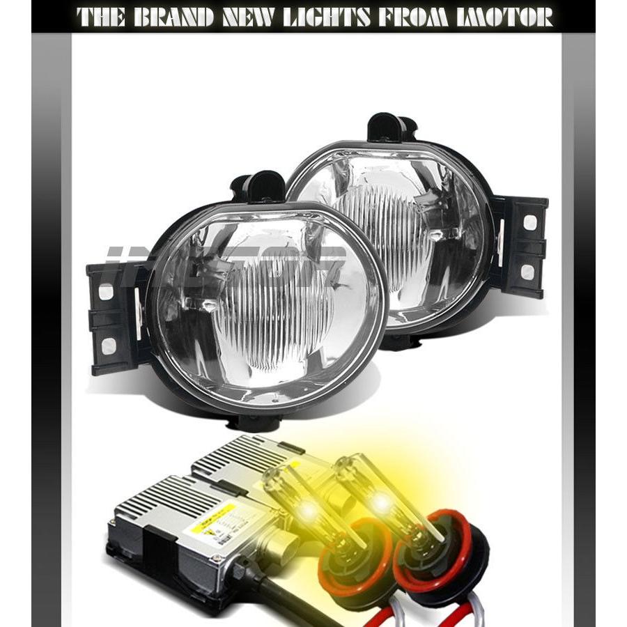 USフォグライト [コンボw / 3000K HID] 2002-2008 Dodge Ram / 2004-2006 Dodge Durangoフォ
