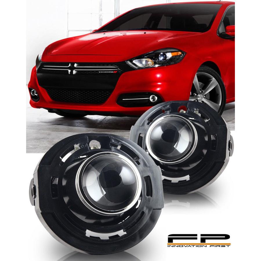 USフォグライト 2013-2017 Dodge Dart Clearレンズ交換用フォグライトハウジングアセンブリペア 2013-2017 Dodge
