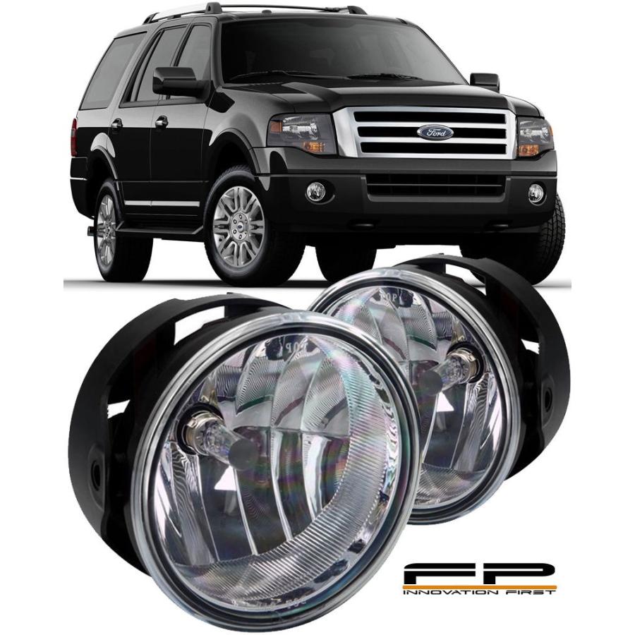 USフォグライト 2007年?2014年フォード遠征撤去霧ライトハウジング組立ペア For 2007-2014 Ford Expedition Cle