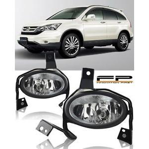 USフォグライト 2010-2011ホンダCR-V CRVクリアレンズバンパーFOGライトランプ完全キットLH + RH 2010-2011 Hond