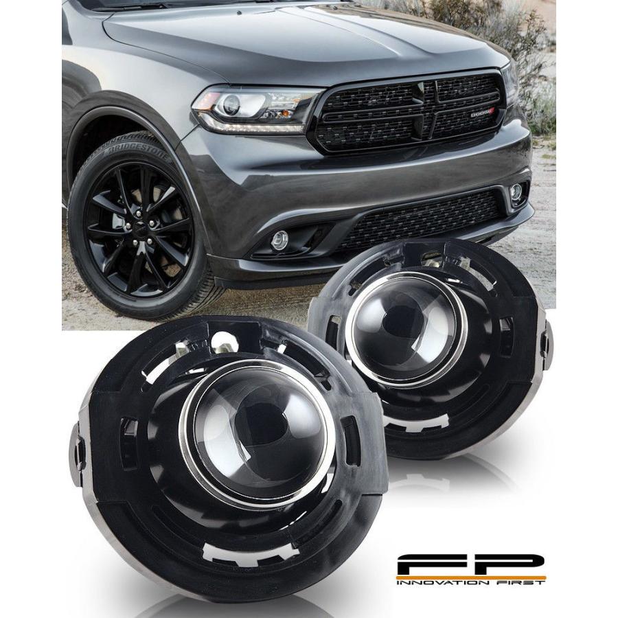 USフォグライト 2014-2017 Dodge Durangoクリアレンズ交換用フォグライトハウジングアセンブリペア 2014-2017 Dodge